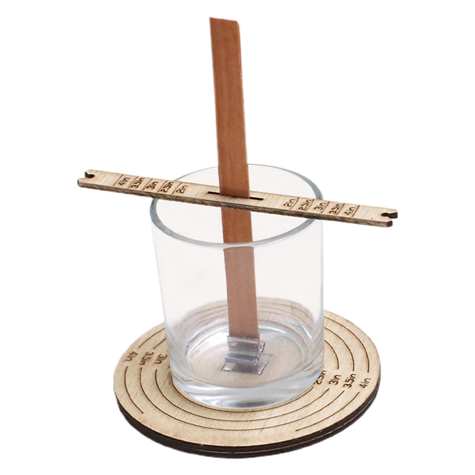 Home Fragrance Brand - 芯センタリングツール 芯スタビライザー キャンドル作成ツール 2個 木製クラフト用品 ホームフレグランス用の時間を節約