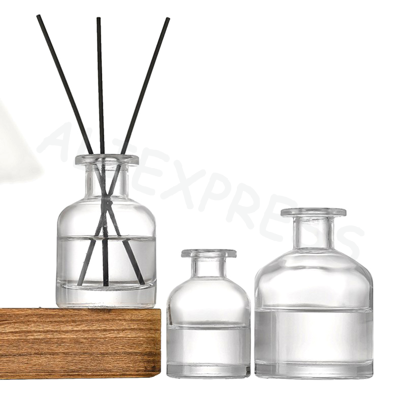 Home Fragrance Bottle - リードディフューザーエッセンシャルオイルボトルオイルディフューザースティック1個50mlホームフレグランスディフューザーボトルパーティーギフトガラス容器