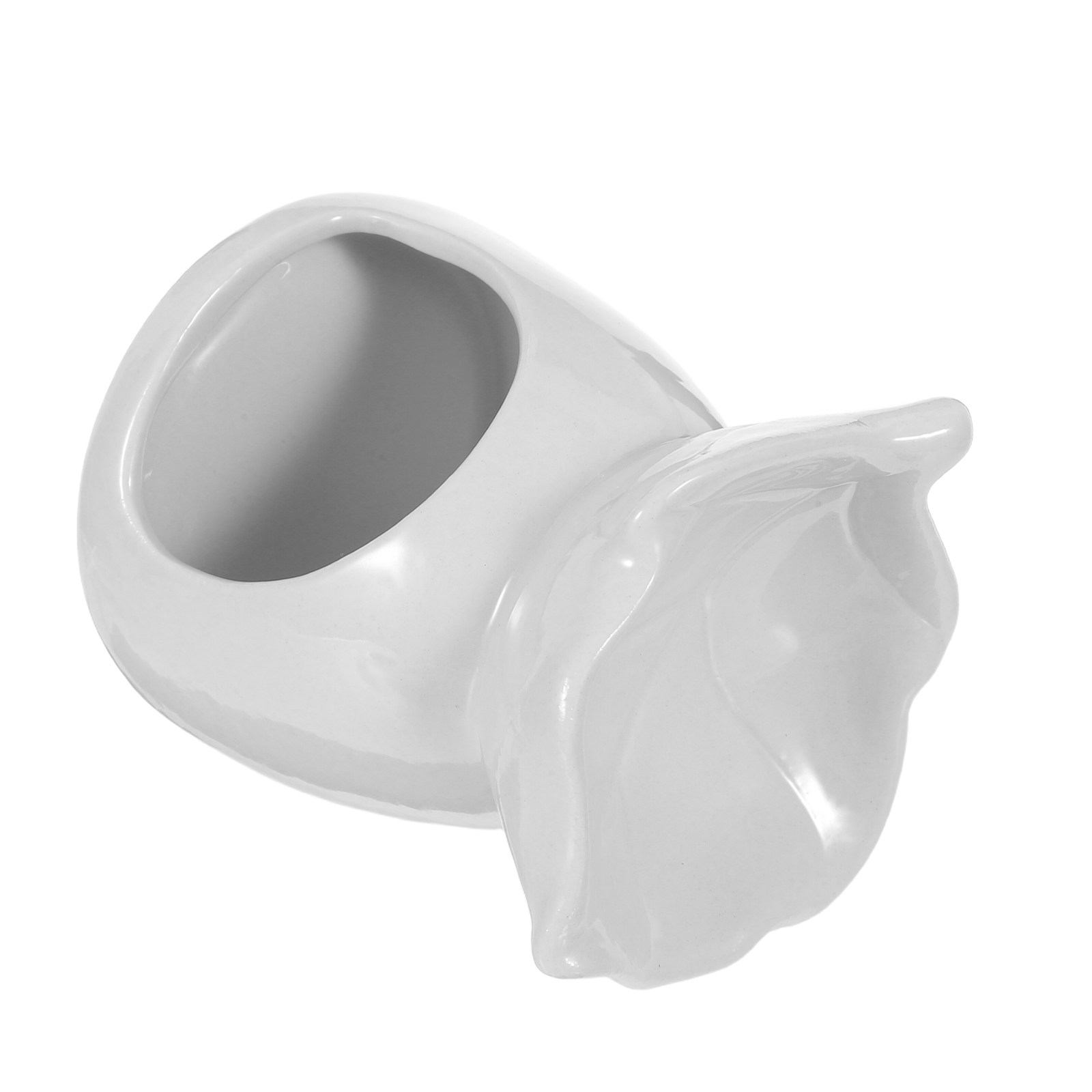 Ceramic Oil Burner - セラミックホルダー ティーライトホルダー エッセンシャルオイルバーナー エレガントな葉の形のアロマセラピーオイルバーナーディフューザー ホーム