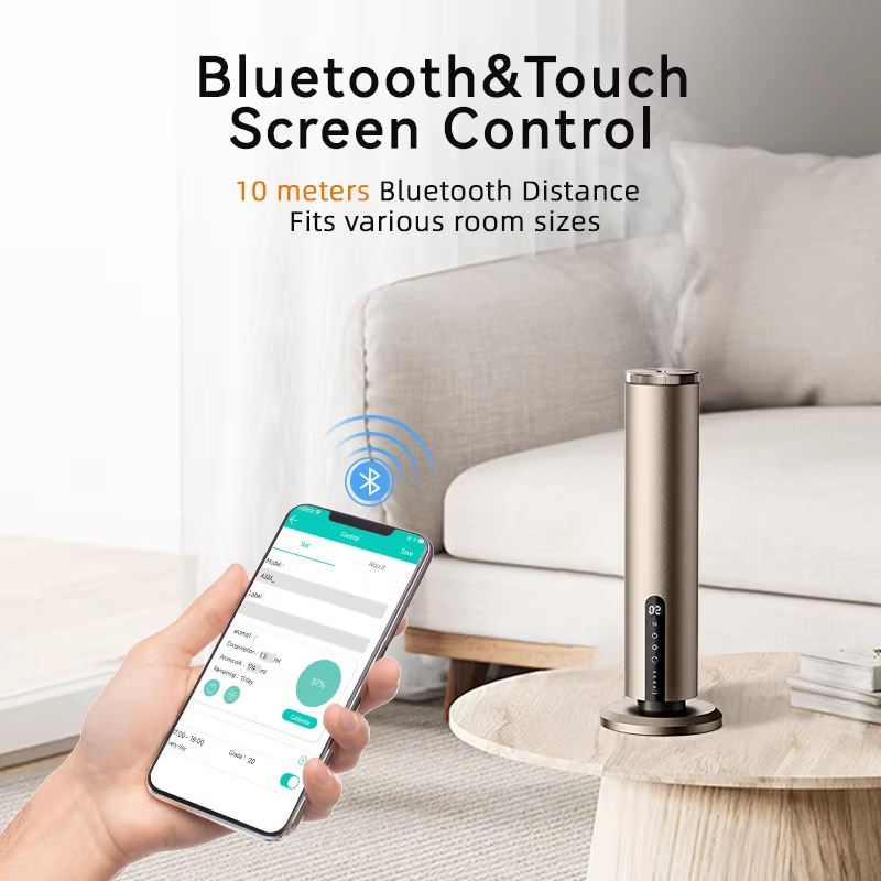 Home Fragrance Electric Diffuser - 充電式アロマディフューザー、家庭用電動芳香器、水を使わない香りディフューザー、スマートBluetooth香りディスペンサー