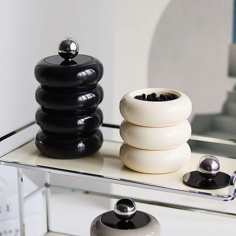 Home Fragrance Bottle - ふた付きヨーロピアンスタイルの収納ボックス,ソフト,ドライフルーツ,化粧品,綿棒ボックス,アロマテラピー,キャンドルジャー
