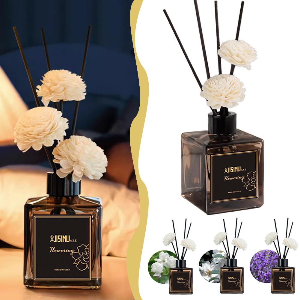 Home Fragrance Stick - ジャスミンラベンダーの炎のないホームフレグランス、液体エアフレッシュナー、アロマオイルディフューザースティック、誕生日プレゼント、デコレーション