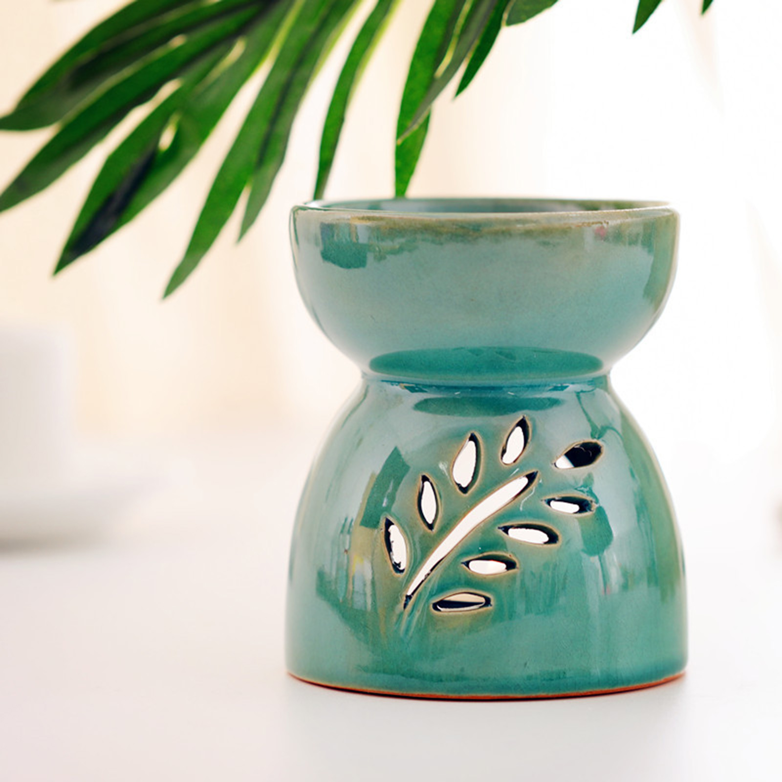 セラミックエッセンシャルオイルバーナー,ティーライトホルダー - Home Fragrance Oil Burner のレビューと価格