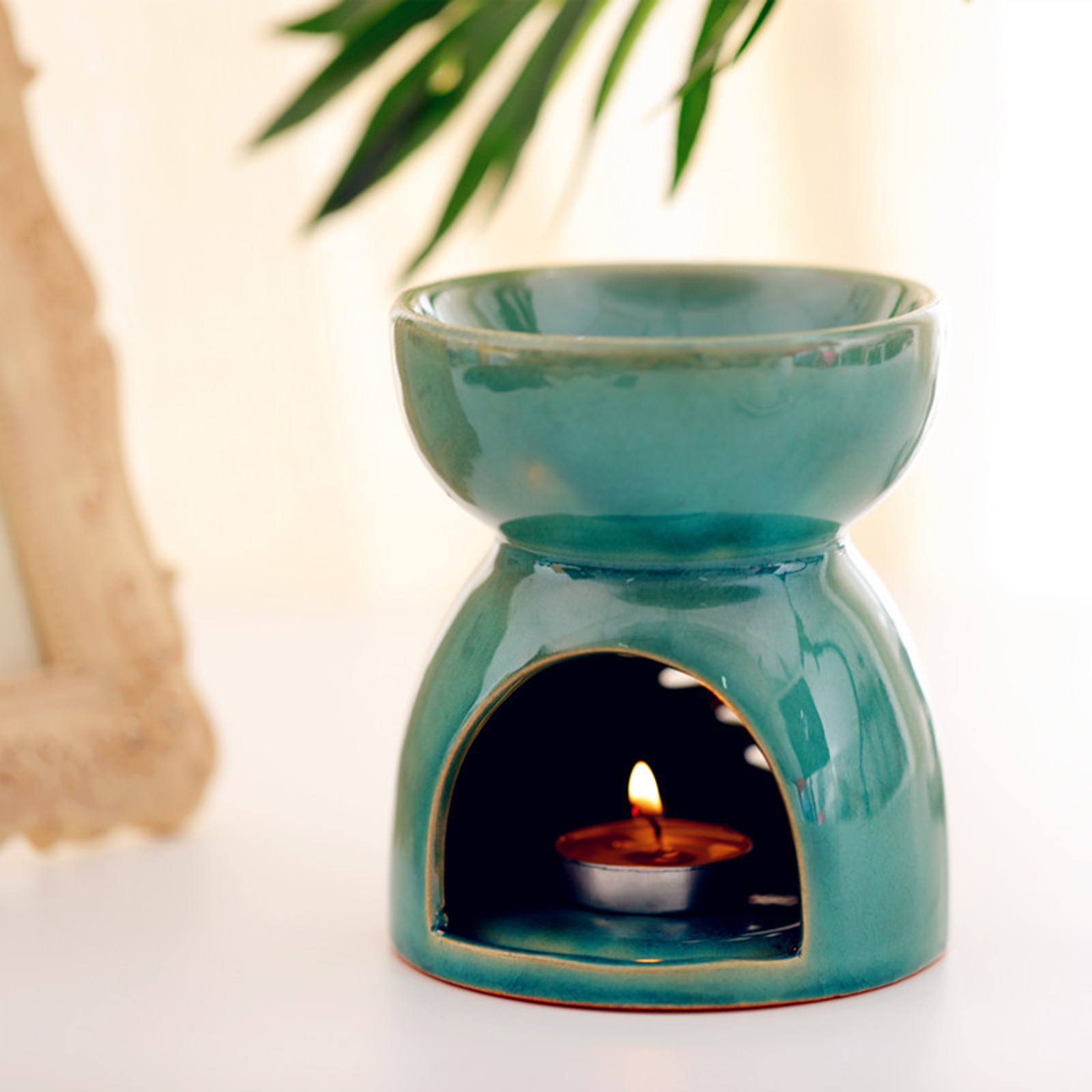 セラミックエッセンシャルオイルバーナー,ティーライトホルダー - Home Fragrance Oil Burner のレビューと価格