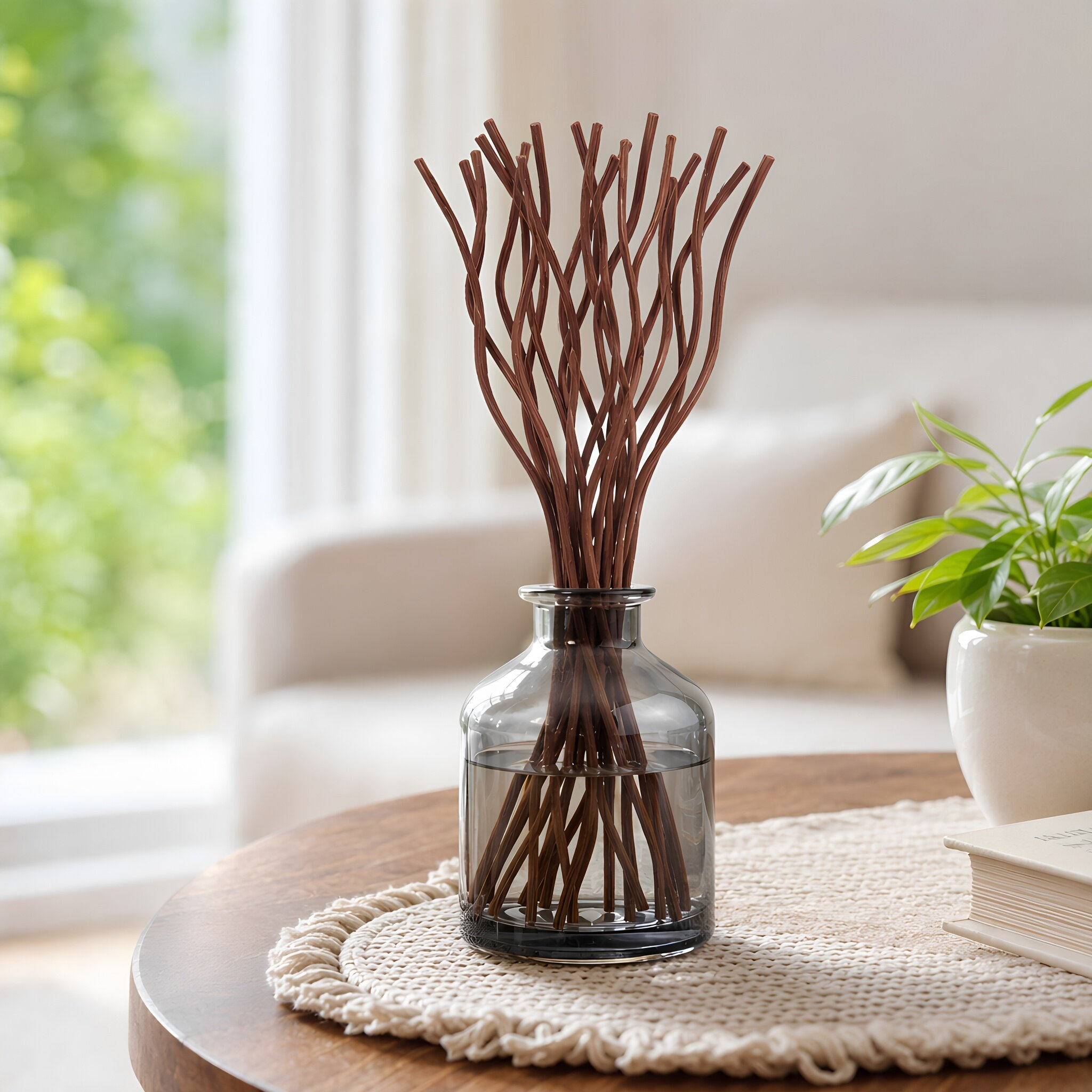 50本入り波型ラタン製リードディフューザースティック、天然香 - Home Fragrance Stick のレビューと価格