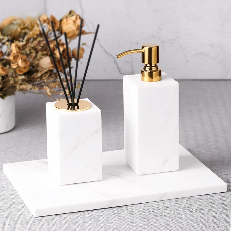 大理石アロマセラピーボトル 火を使わないフレグランスボトル  - Home Fragrance Bottle のレビューと価格