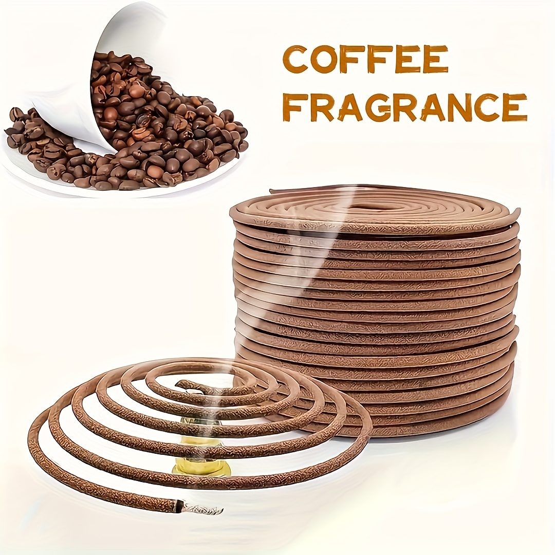 高品質のコーヒー香りのコイル香、スタンド付きのプレミアムな香 - Home Fragrance Luxury のレビューと価格