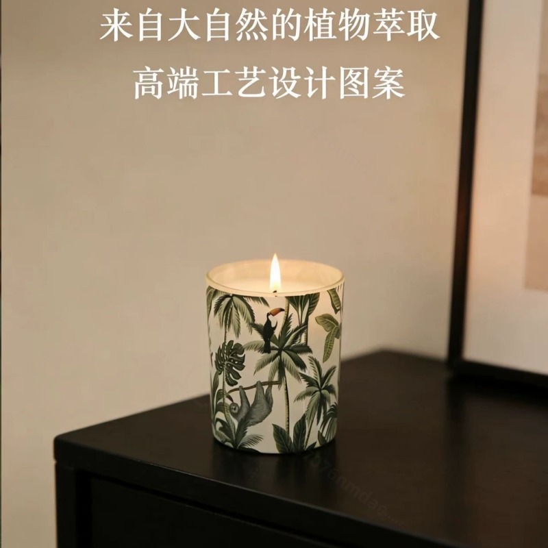 ガラス瓶入りソイワックス香り付きキャンドル 無煙アロマ ホー - Home Fragrance Luxury のレビューと価格