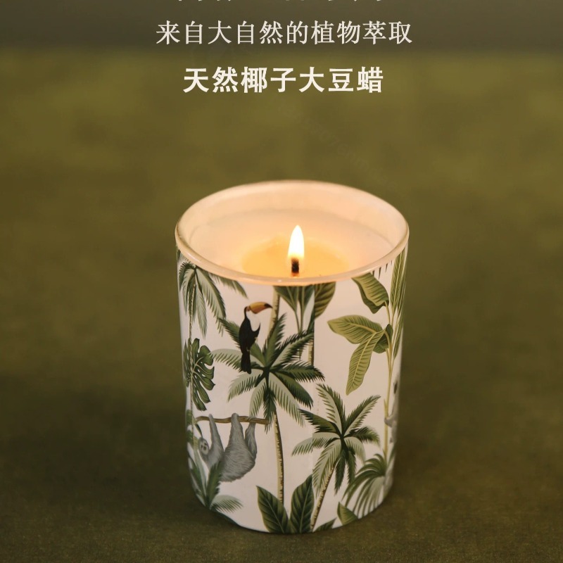 ガラス瓶入りソイワックス香り付きキャンドル 無煙アロマ ホー - Home Fragrance Luxury のレビューと価格