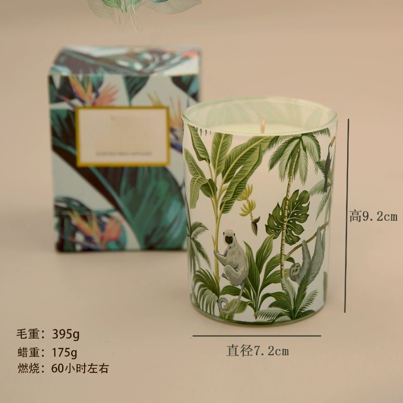 ガラス瓶入りソイワックス香り付きキャンドル 無煙アロマ ホー - Home Fragrance Luxury のレビューと価格