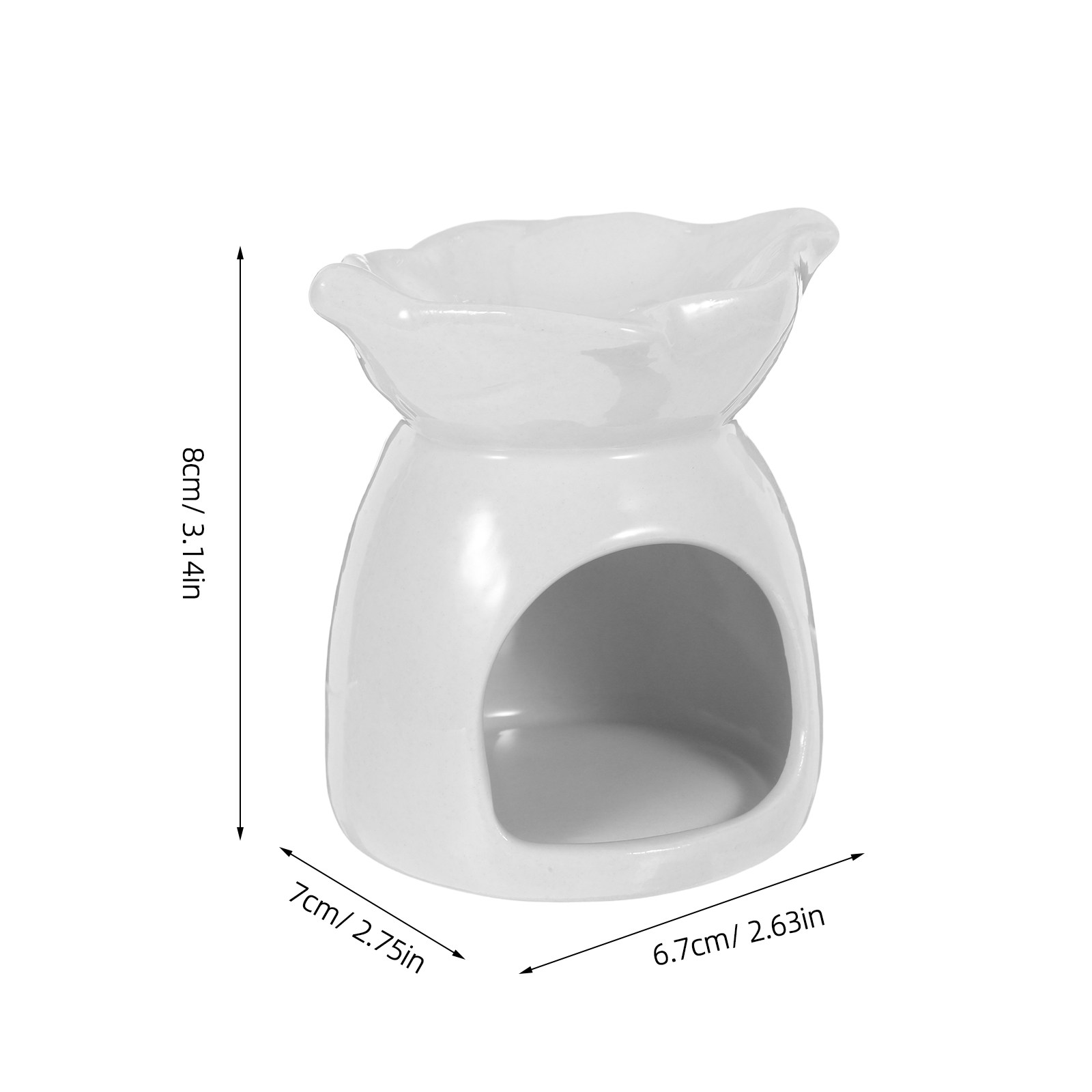 セラミックホルダー ティーライトホルダー エッセンシャルオイ - Ceramic Oil Burner のレビューと価格