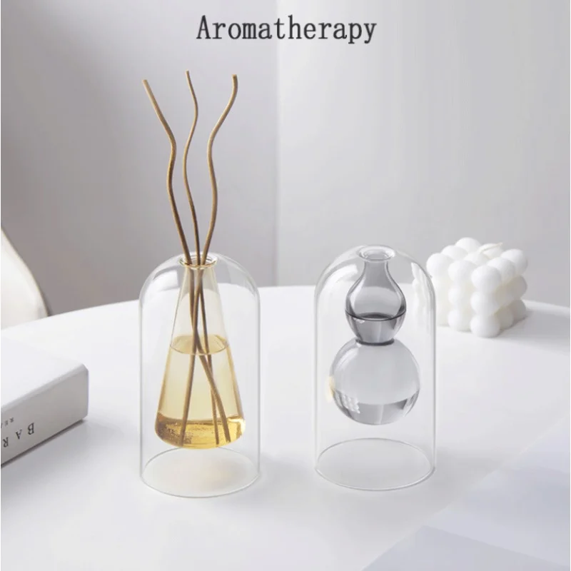 二重層ガラス製エッセンシャルオイルディフューザーボトル、寝室 - Home Fragrance Bottle のレビューと価格