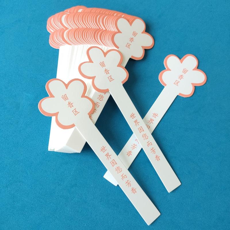 10 枚の花の形をした香水テストストリップ、空白の書き込みエ - Home Fragrance Us のレビューと価格