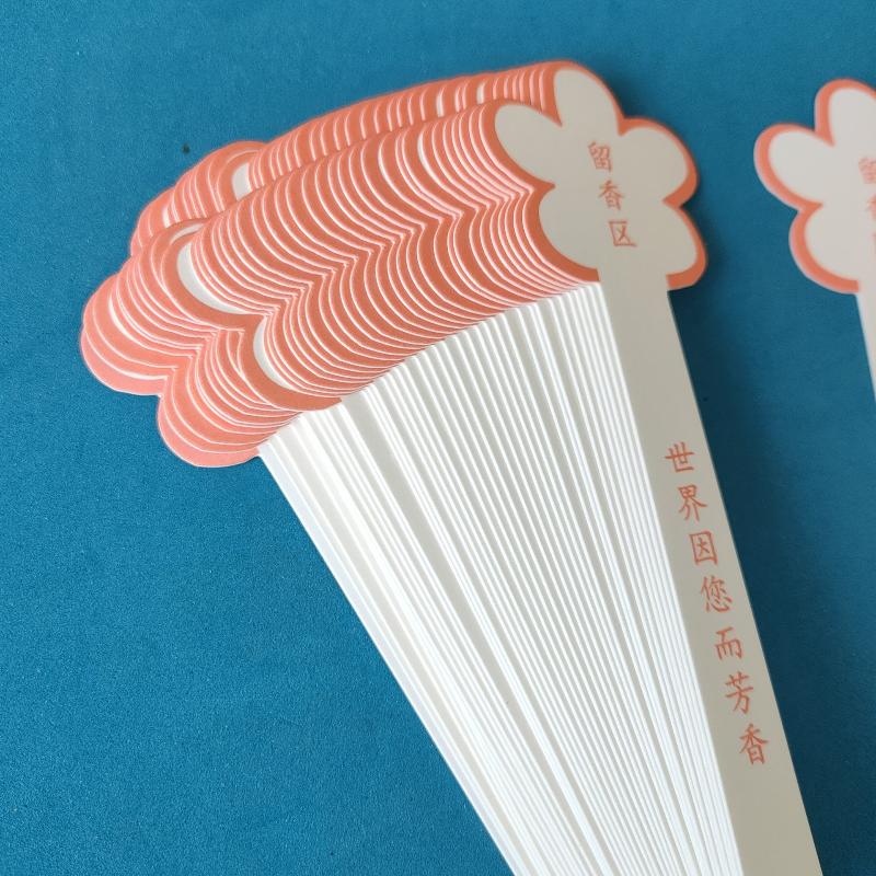 10 枚の花の形をした香水テストストリップ、空白の書き込みエ - Home Fragrance Us のレビューと価格