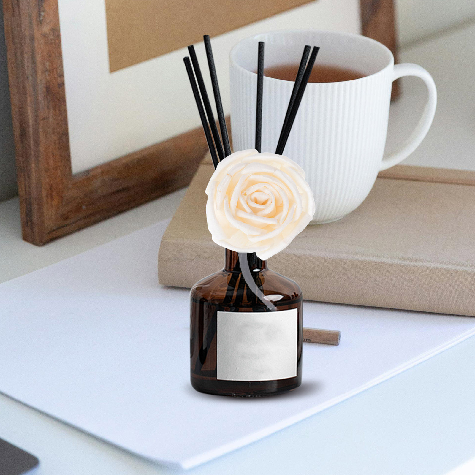 フレグランスディフューザー交換用リフィル 曲げられるコットン - Home Fragrance Us のレビューと価格