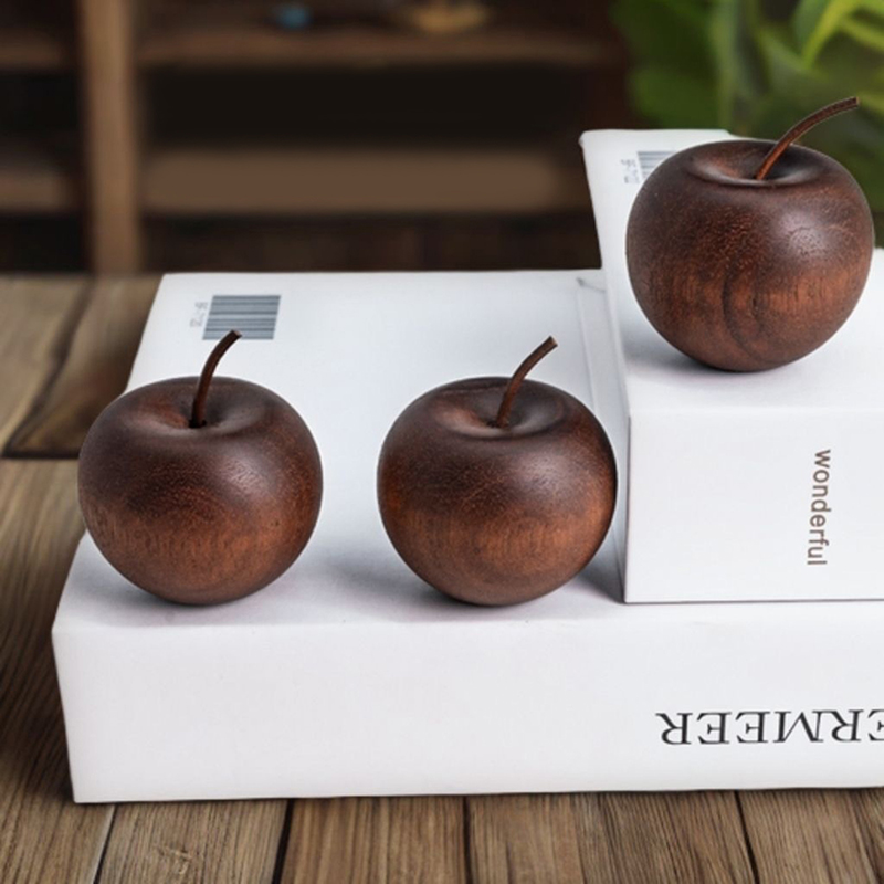 1 個の木製リンゴ型エッセンシャルオイルディフューザーフレグ - Home Fragrance Us のレビューと価格