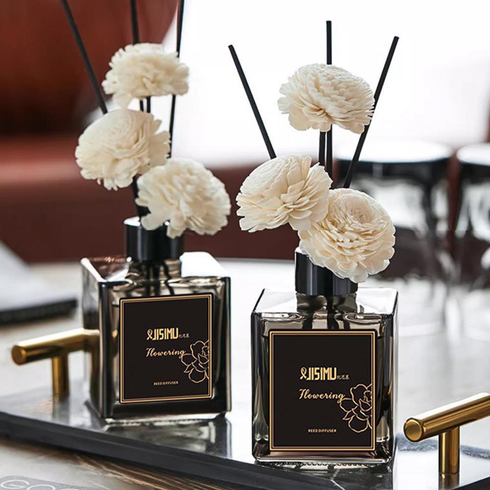 ジャスミンラベンダーの炎のないホームフレグランス、液体エアフ - Home Fragrance Stick のレビューと価格