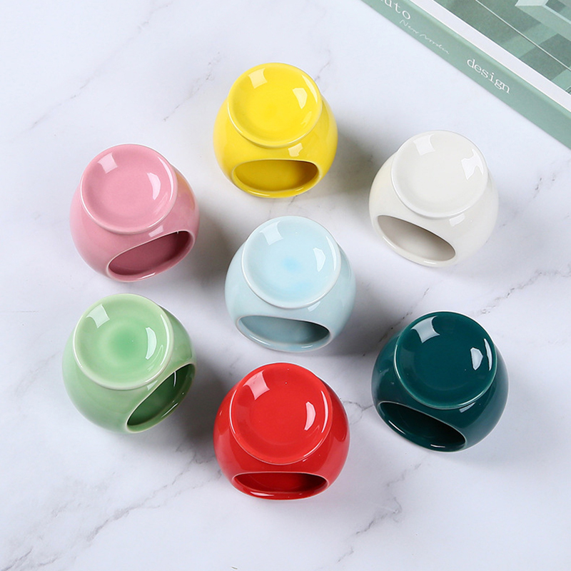 磁器アロマバーナー エッセンシャルオイル炉 ミニキャンドルホ - Home Fragrance Oil Burner のレビューと価格