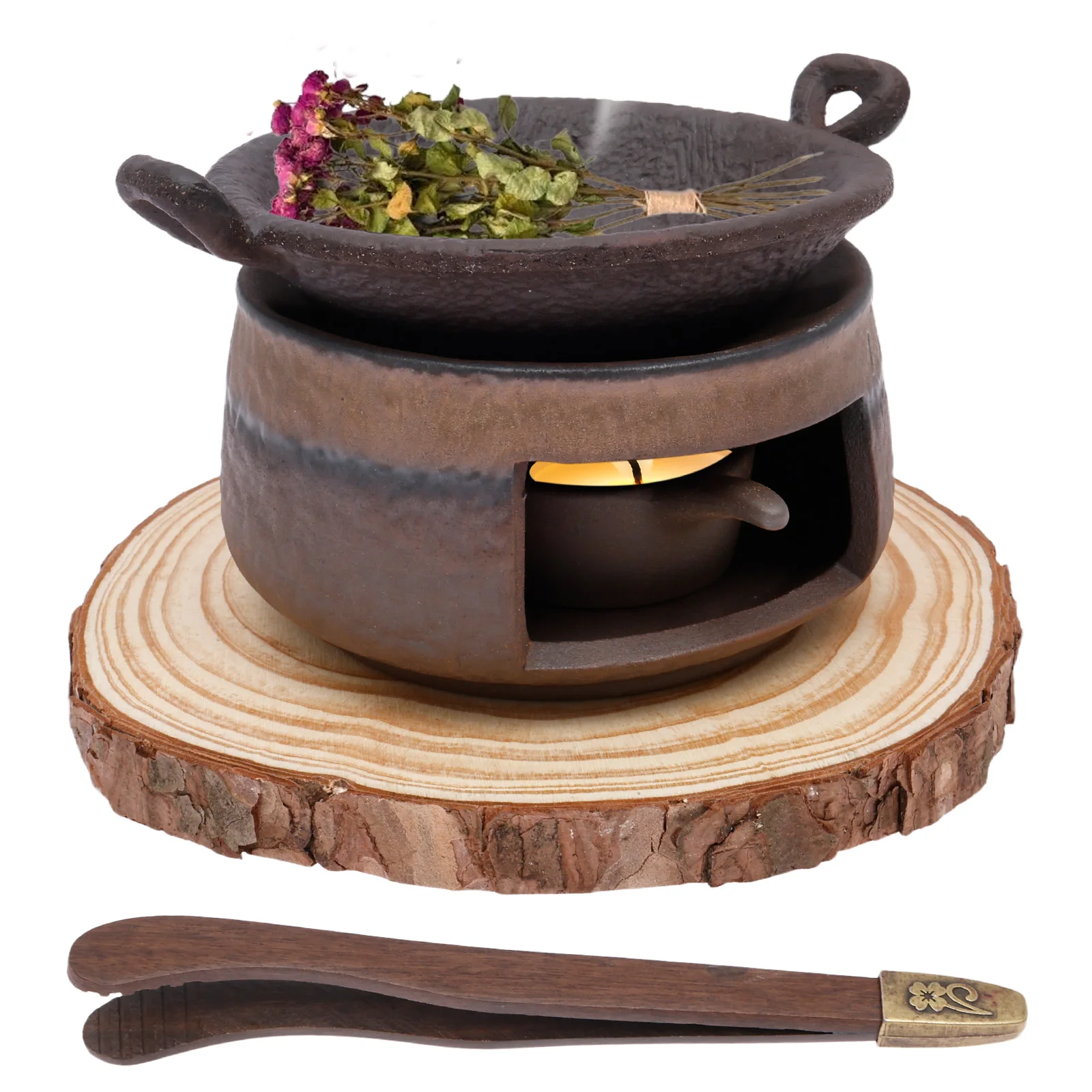 セラミックアロマセラピーストーブ エッセンシャルオイルバーナ - Ceramic Oil Burner のレビューと価格