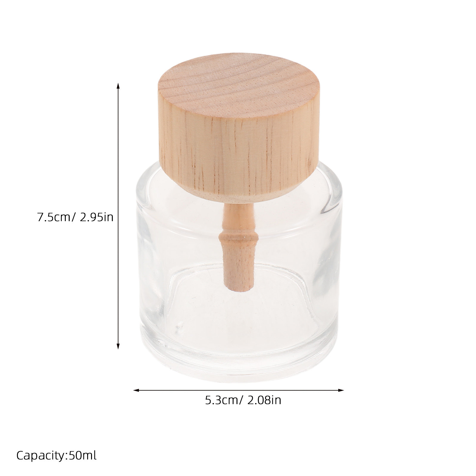 2個入りクリアガラス製リードディフューザーボトル、詰め替え可 - Home Fragrance Bottle のレビューと価格