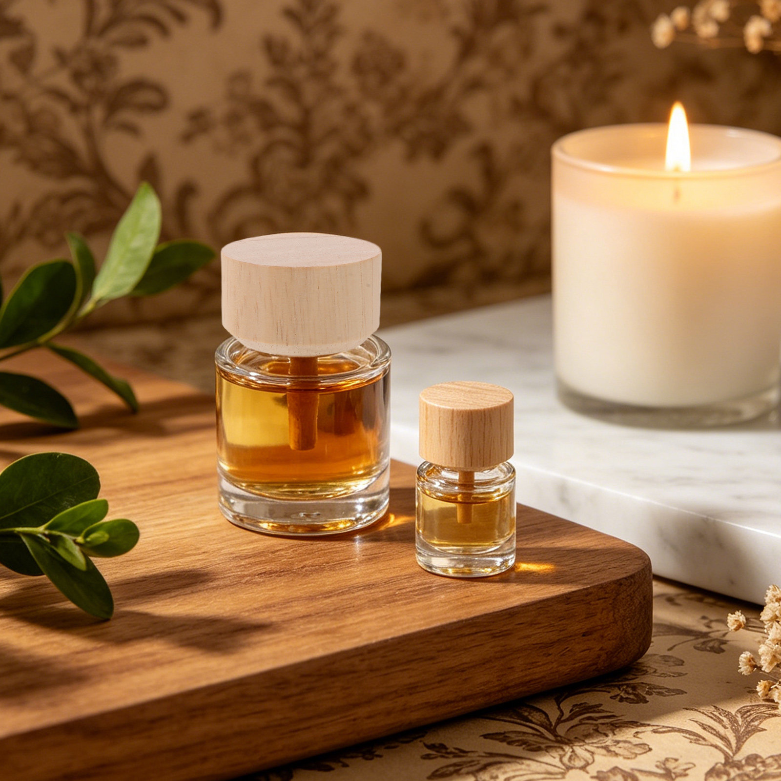 2個入りクリアガラス製リードディフューザーボトル、詰め替え可 - Home Fragrance Bottle のレビューと価格